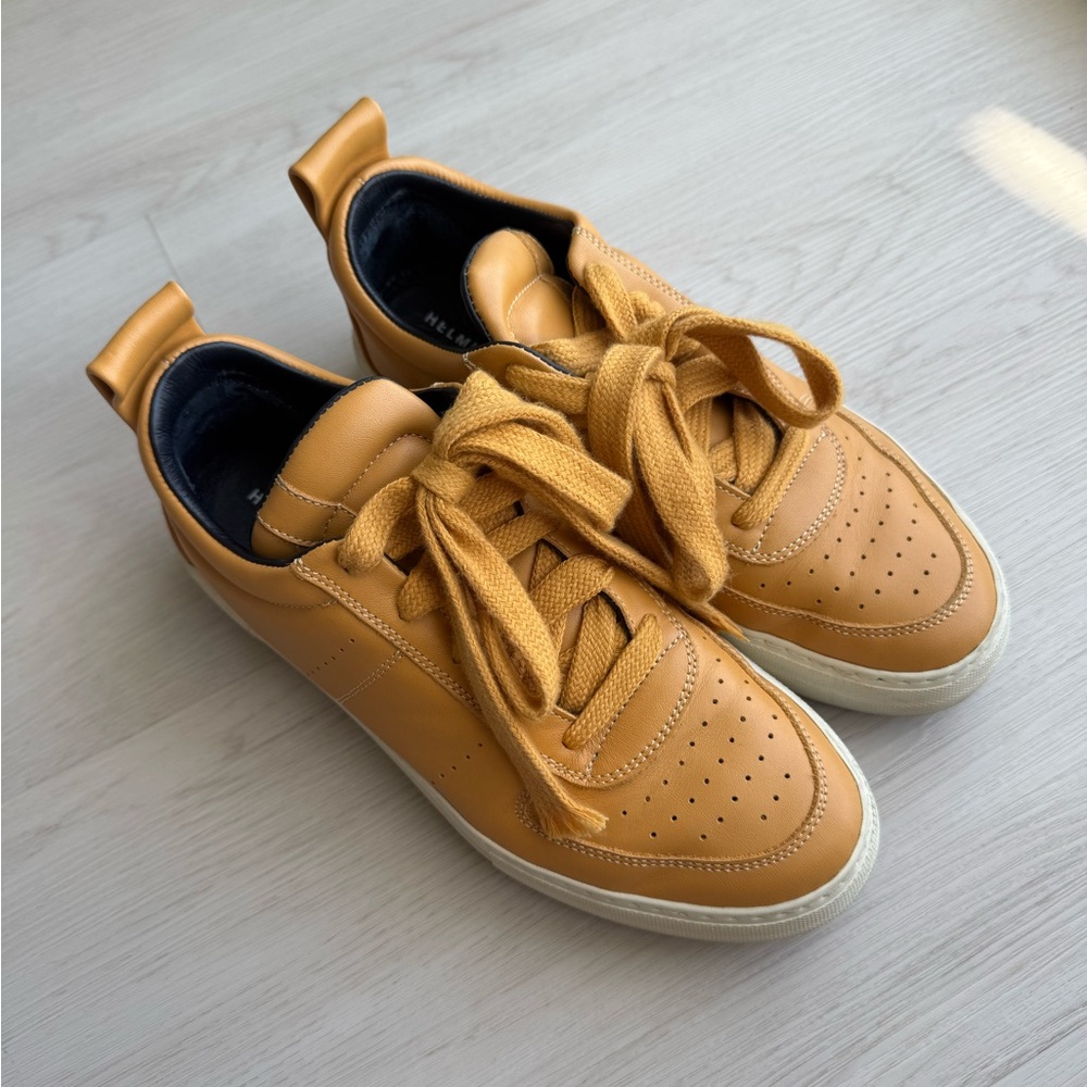 Helmut Lang Tan Leather Women’s Sneakers